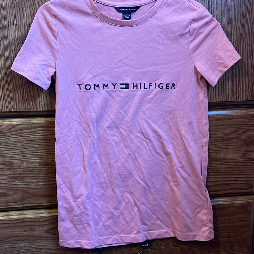 Tommy Hilfiger pink t shirt